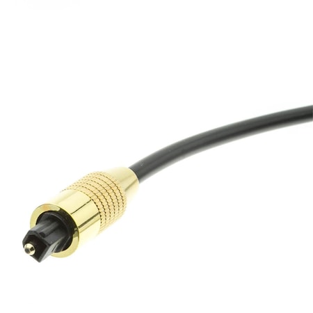 5 Mm Premium Grade Digital Audio Toslink Fiber Optic Cable - 6 Ft.